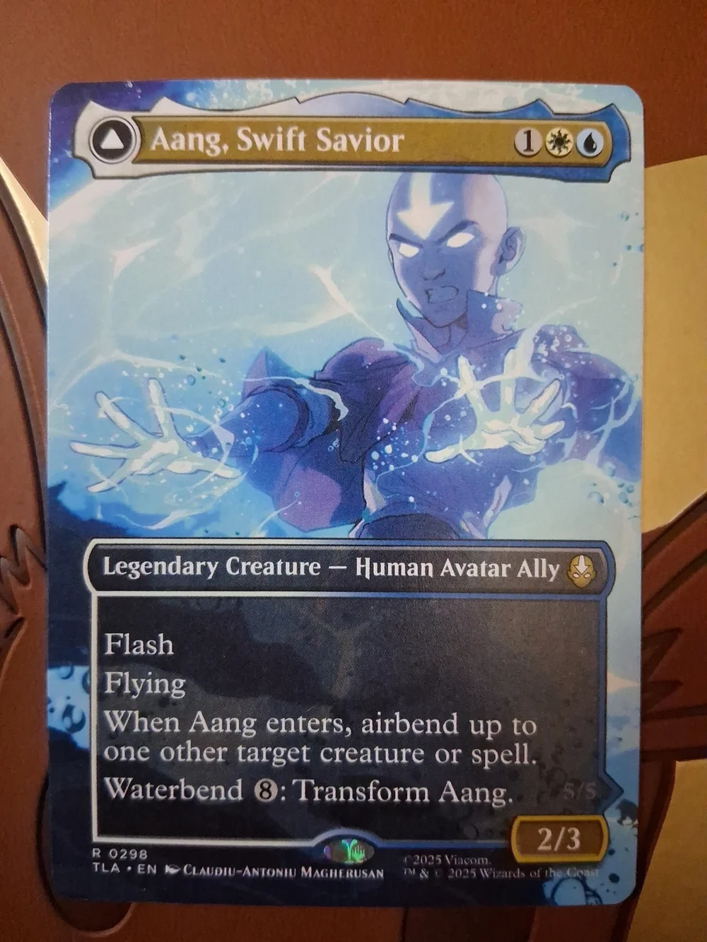 6 Avatar TLA Main Character Borderless & Showcase NM MTG Cards~Aang~Katara~Iroh